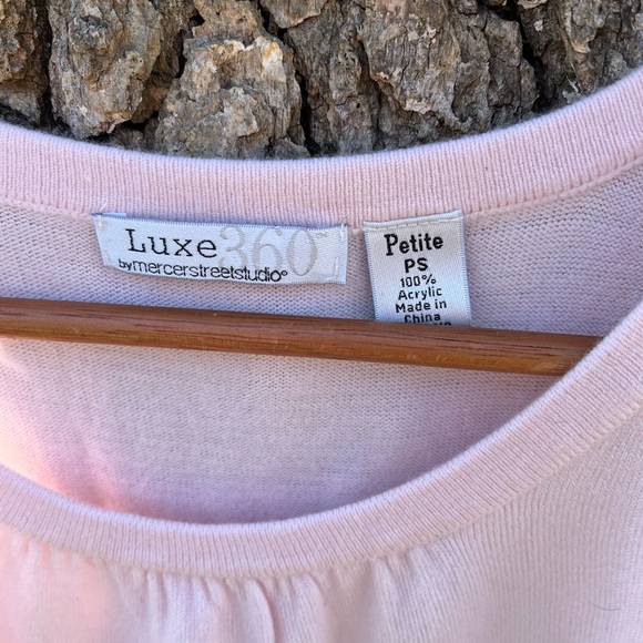 ⭐️Luxe360 sweater tank in size PS - Picture 3 of 3